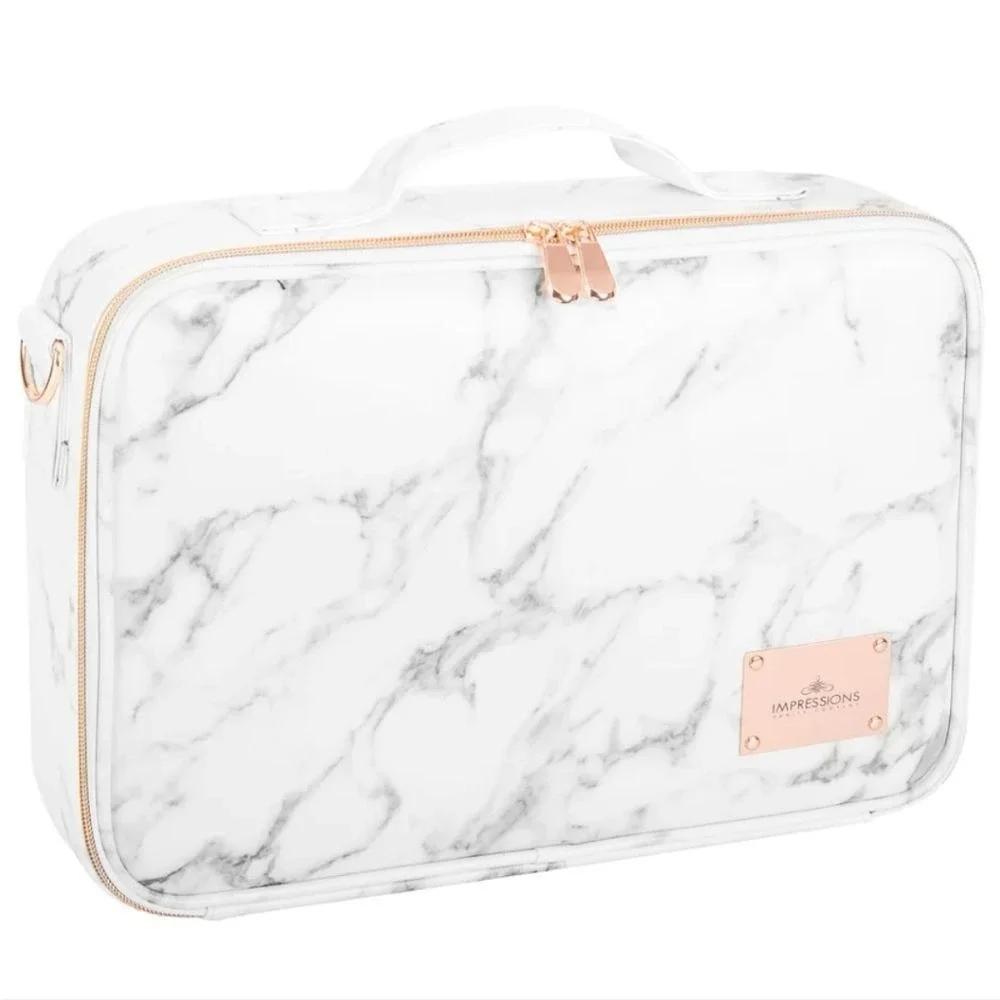 Impressions‎ C'Est La Vie Cosmetic Carry Case w/Adjustable Dividers